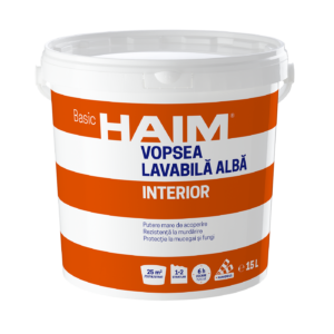 Vopsea lavabila Haim basic-interior